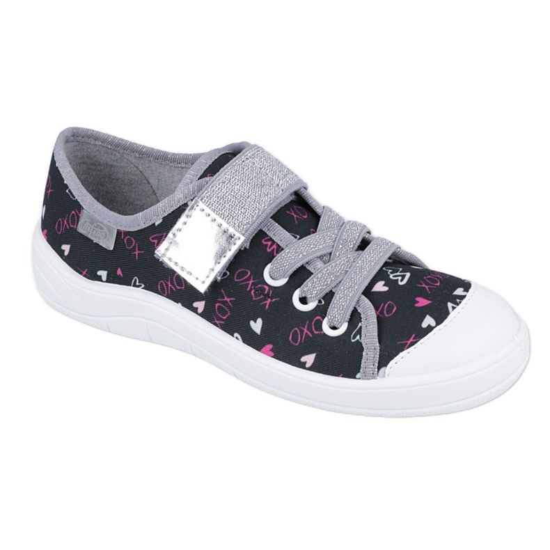 Befado Kinderschuhe 251Q142 silber- grau mehrfarbig