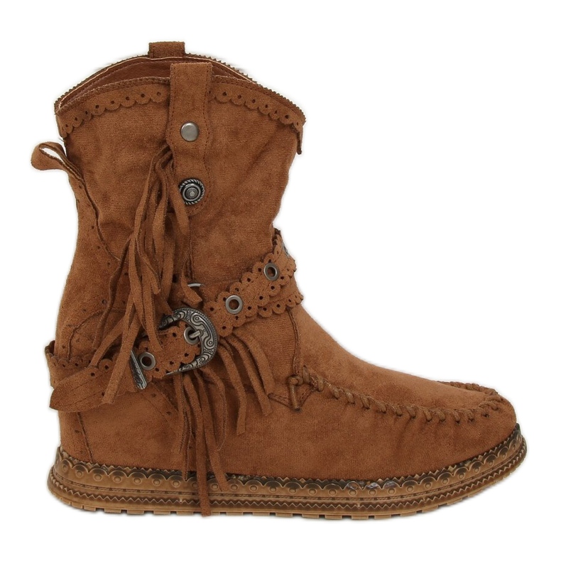 Stiefel im Stil von Boho Camel ST-17P Camel braun