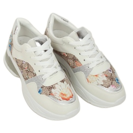 Weiß NB332 Weiße Sportschuhe mehrfarbig