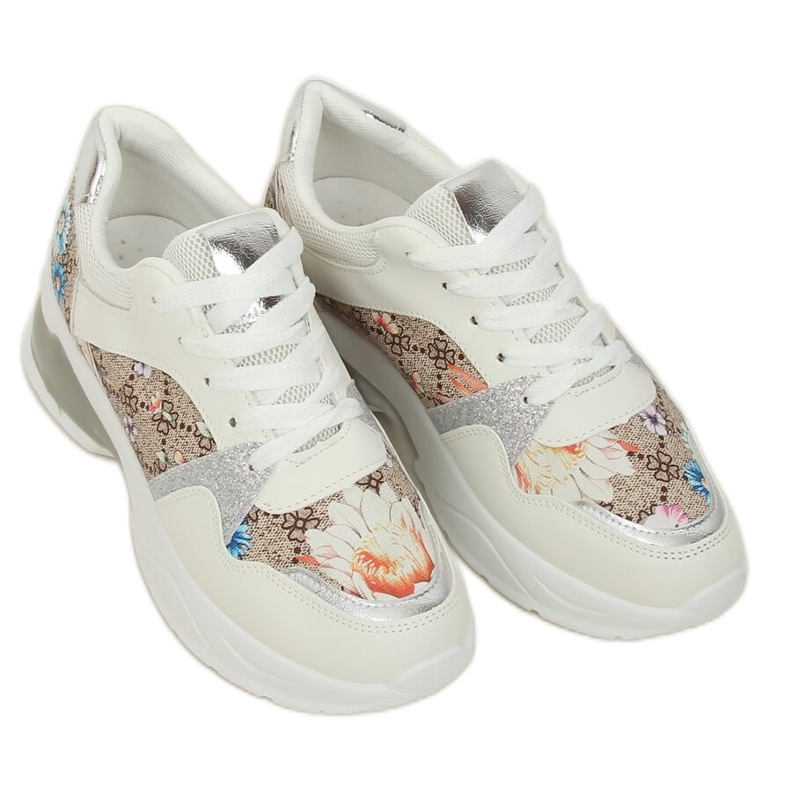 Weiß NB332 Weiße Sportschuhe mehrfarbig