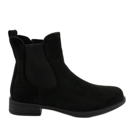 Schwarze Slip-On Stiefel von Aveley