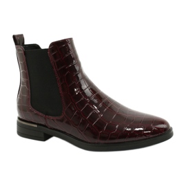 Stiefel Jodhpur Stiefel auf Reißverschluss Filippo DBT1568 / 20 BG rot