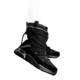 Damen Schneeschuhe Big Star Black GG274628 schwarz