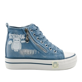 Blaue Lynnhurst Schnürsneaker