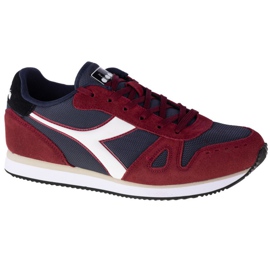 Schuhe Diadora Simple Run M 101-173745-01-C8913 weiß rot navy blau