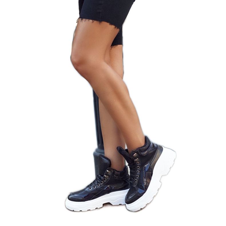 PS1 Damen Sportschuhe Warmed Schwarz Davan