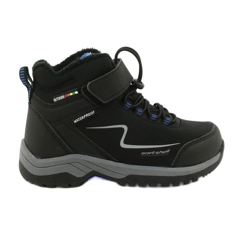 Softshell-Sportstiefel mit American Club HL38/20 Membran schwarz blau