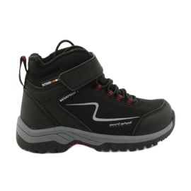 Softshell-Sportstiefel mit American Club HL38/20 Membran schwarz rot