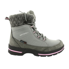 American Club Softshell-Stiefel mit SN03 / 20-Membran pink grau