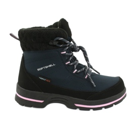 American Club Softhellstiefel mit SN03/20 Membran schwarz marineblau rosa