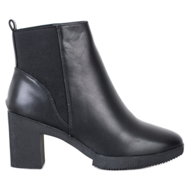 Kylie Stiefel aus Ökoleder schwarz