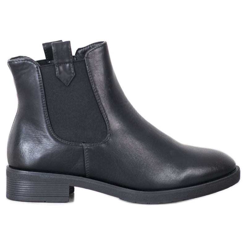 Kylie Warme Chelsea-Boots schwarz