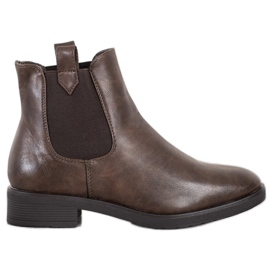Kylie Warme Chelsea-Stiefel braun mehrfarbig