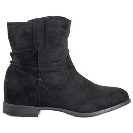 Kylie Slip-On-Stiefel mit Keil schwarz