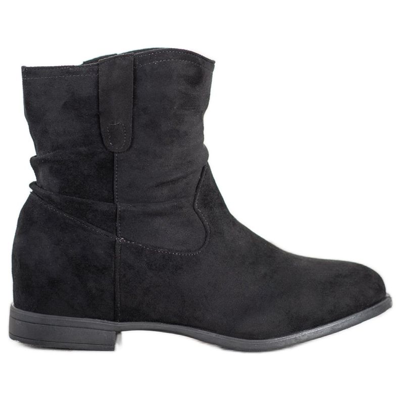 Kylie Slipper mit Keil schwarz