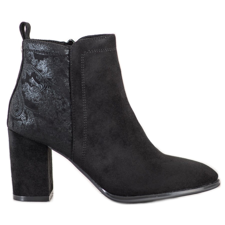 Sergio Leone Wildleder Stiefeletten schwarz