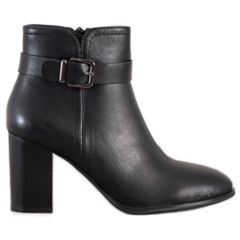 Sergio Leone Klassische Stiefel mit hohen Absätzen schwarz