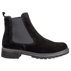 Filippo Chelsea-Stiefel aus Leder schwarz
