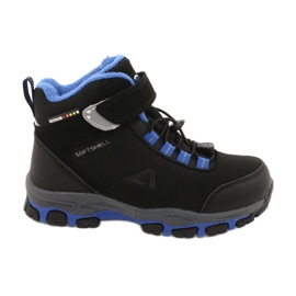American Club American Softshell Stiefel wasserdichte Stiefel mit einer Membran schwarz blau