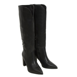 Klassische schwarze High Heels RB94P Schwarz