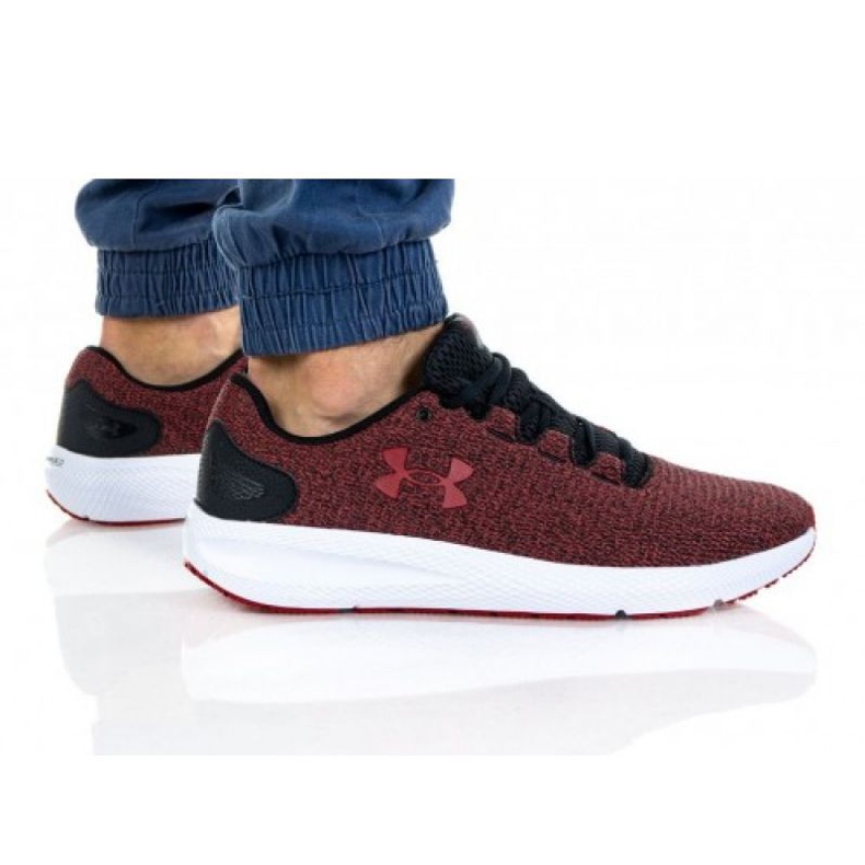 Under Armour Charged Pursuit 2 Twist M 3023 304-003 schwarz rot