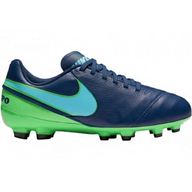 Nike Tiempo Legend Vi Fg Jr 819186 443 Fußballschuhe marineblau