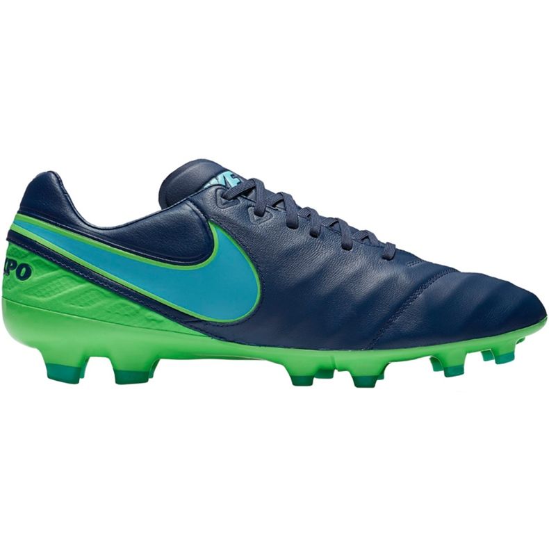 Nike Tiempo Legacy Ii Fg 819218 443 Fußballschuhe navy blau