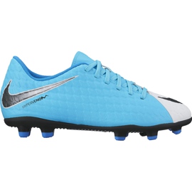 Nike Hypervenom Phade Iii Fg Jr 852580 104 Fußballschuhe blau blau
