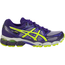 Asics Gel Pulse 6 Gtx T4A9N-3605 Damen Laufschuhe marineblau mehrfarbig