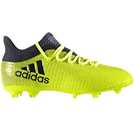 Adidas X 17.1 Fg Jr S82297 Fußballschuhe mehrfarbig grün