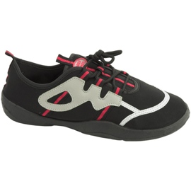 Aqua-Speed ​​Strandschuhe in Schwarz, Grau und Rot 19A schwarzgrau