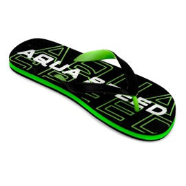 Aqua-Speed ​​​​Rhodes schwarz und grün Herren Hausschuhe Farbe 38