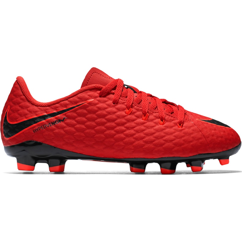 Nike Hypervenom X Phelon Iii Fg Jr 852595 616 Fußballschuhe rot