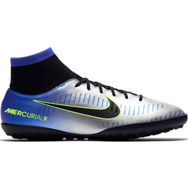 Nike Mercurial X Victory 6 Df Neymar Tf 921514 407 Fußballschuh grün, blau, grau / silber blau