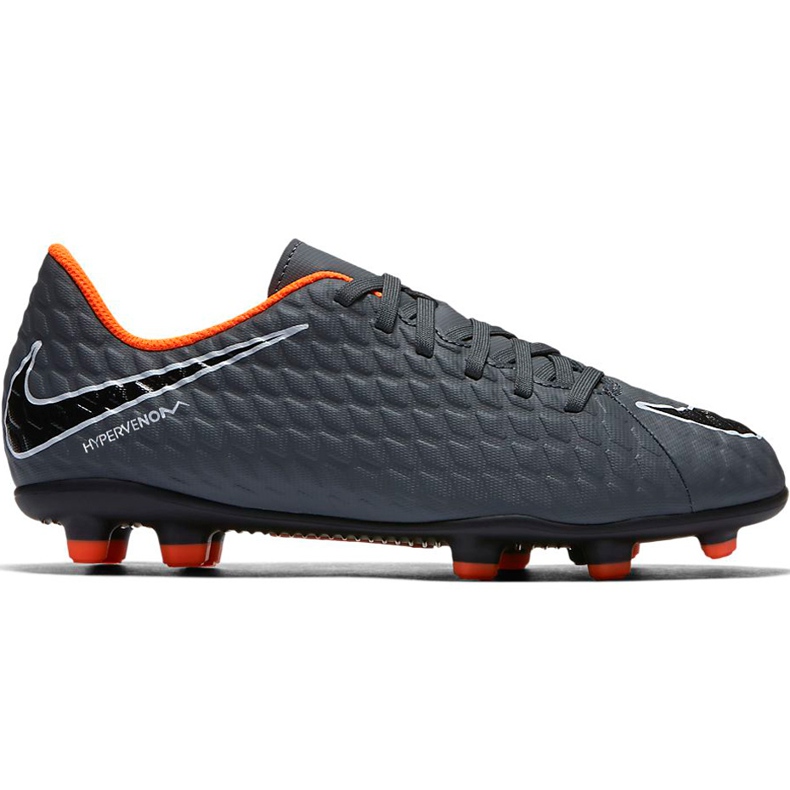 Nike Hypervenom Phantom 3 Club Fg Jr AH7290 081 Fußballschuhe mehrfarbig grau