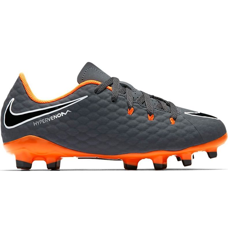 Nike Hypervenom Phantom 3 Academy Fg Jr AH7288 081 Fußballschuh mehrfarbig grau