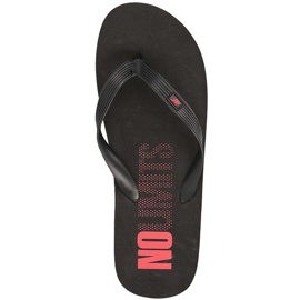 Herrenhausschuhe 4F rot H4L18 KLM001 schwarz