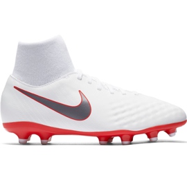 Nike Magista Obra 2 Academy Df Fg Jr AH7313 107 Fußballschuhe mehrfarbig weiß