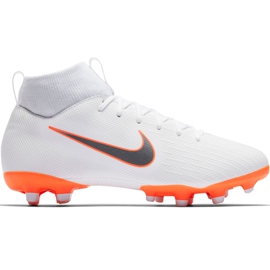 Nike Mercurial Superfly 6 Academy Mg Jr AH7337 107 Fußballschuhe mehrfarbig weiß