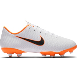 Nike Mercurial Vapor 12 Academy Mg Jr AH7347 107 Fußballschuhe weiß mehrfarbig