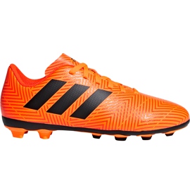 Die adidas Nemeziz 18.4 FxG Jr DB2355 Fußballschuhe mehrfarbig orange