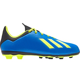 Adidas X 18.4 FxG Jr DB2419 Fußballschuhe mehrfarbig blau