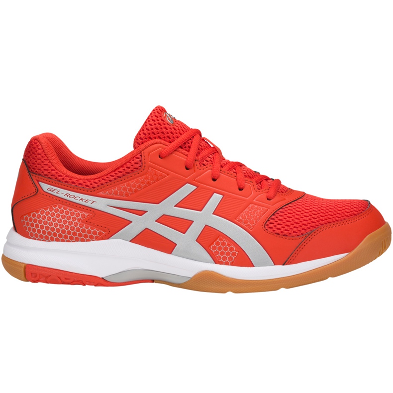 Asics Gel-Rocket 8 B706Y 0693 Herren Volleyballschuhe mehrfarbig orange