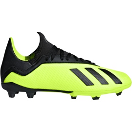 Adidas X 18.3 Fg Jr DB2418 Fußballschuhe mehrfarbig grün