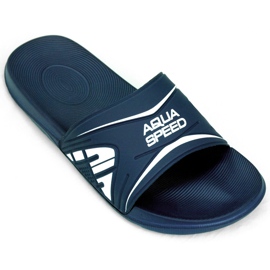 Aqua-Speed ​​​​Dakota Herren Badeslipper, Fb. 10 marineblau
