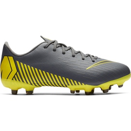 Nike Mercurial Vapor 12 Academy Mg Jr AH7347 070 Fußballschuhe mehrfarbig grau
