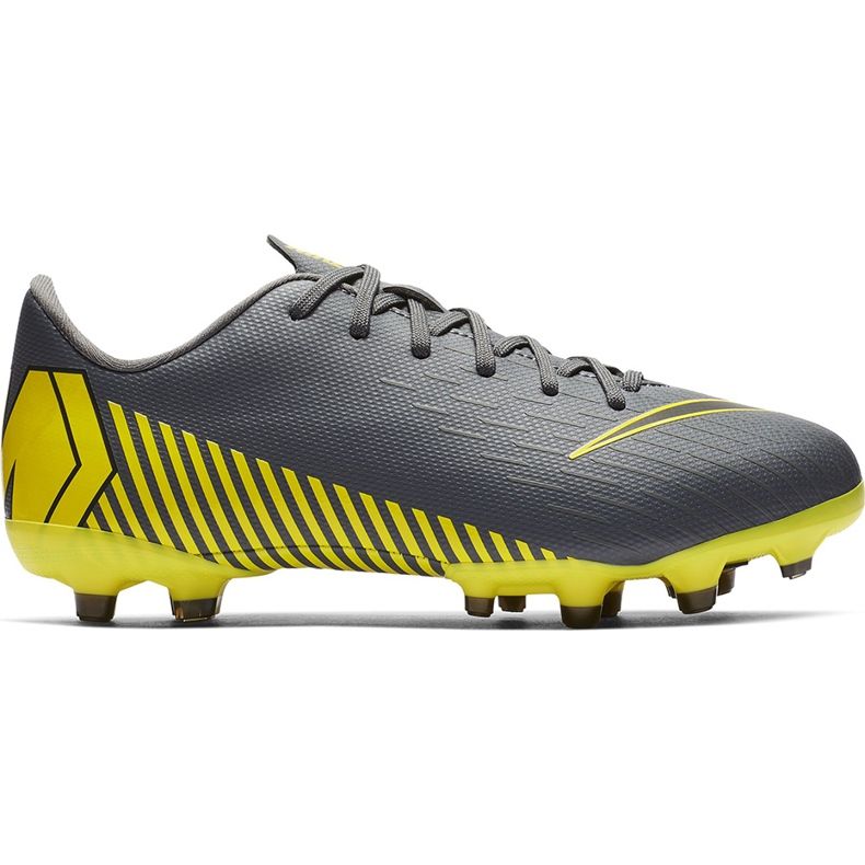 Nike Mercurial Vapor 12 Academy Mg Jr AH7347 070 Fußballschuhe mehrfarbig grau