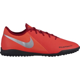 Nike Phantom Vsn Academy Tf AO3223 600 Fußballschuh mehrfarbig rot