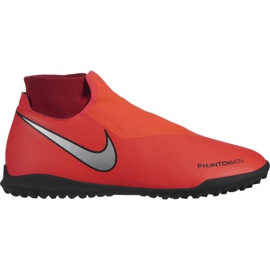 Nike Phantom Vsn Academy Df Tf AO3269 600 Fußballschuh mehrfarbig rot