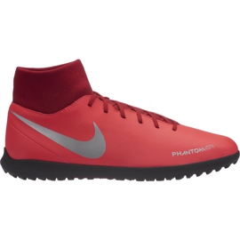 Nike Phantom Vsn Club Df Tf AO3273 600 Fußballschuh mehrfarbig rot